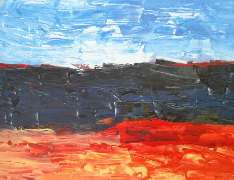Fire and Ice 30x30