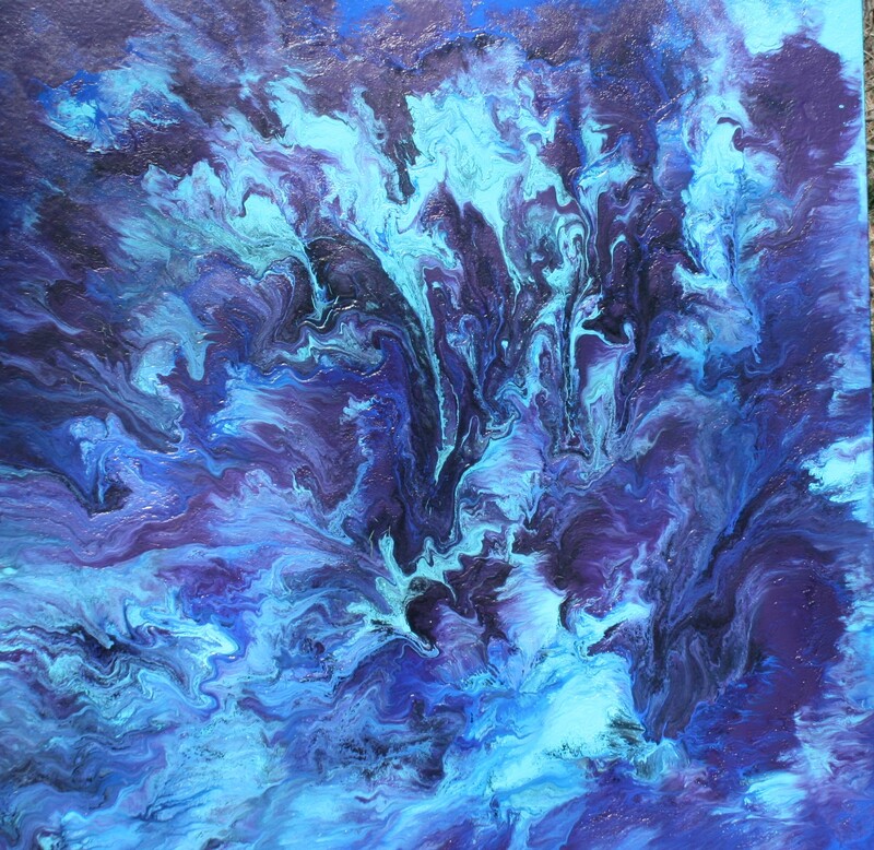 Purple Fire 30x30 
