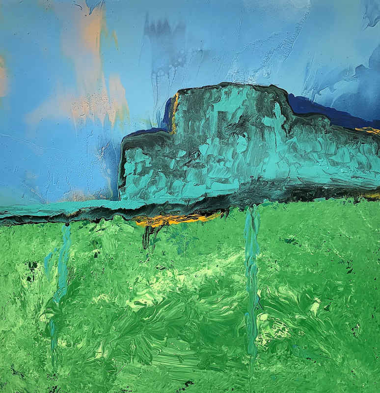 The Rock Face 36x36